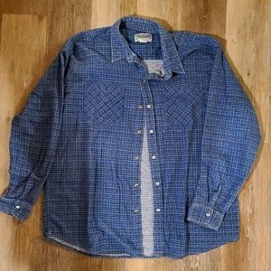 Haband Blue Plaid long sleeve